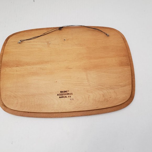 Basket Accessories Wood Toys Patriotic American USA Flag Art Wall Display 90s - Picture 14 of 16